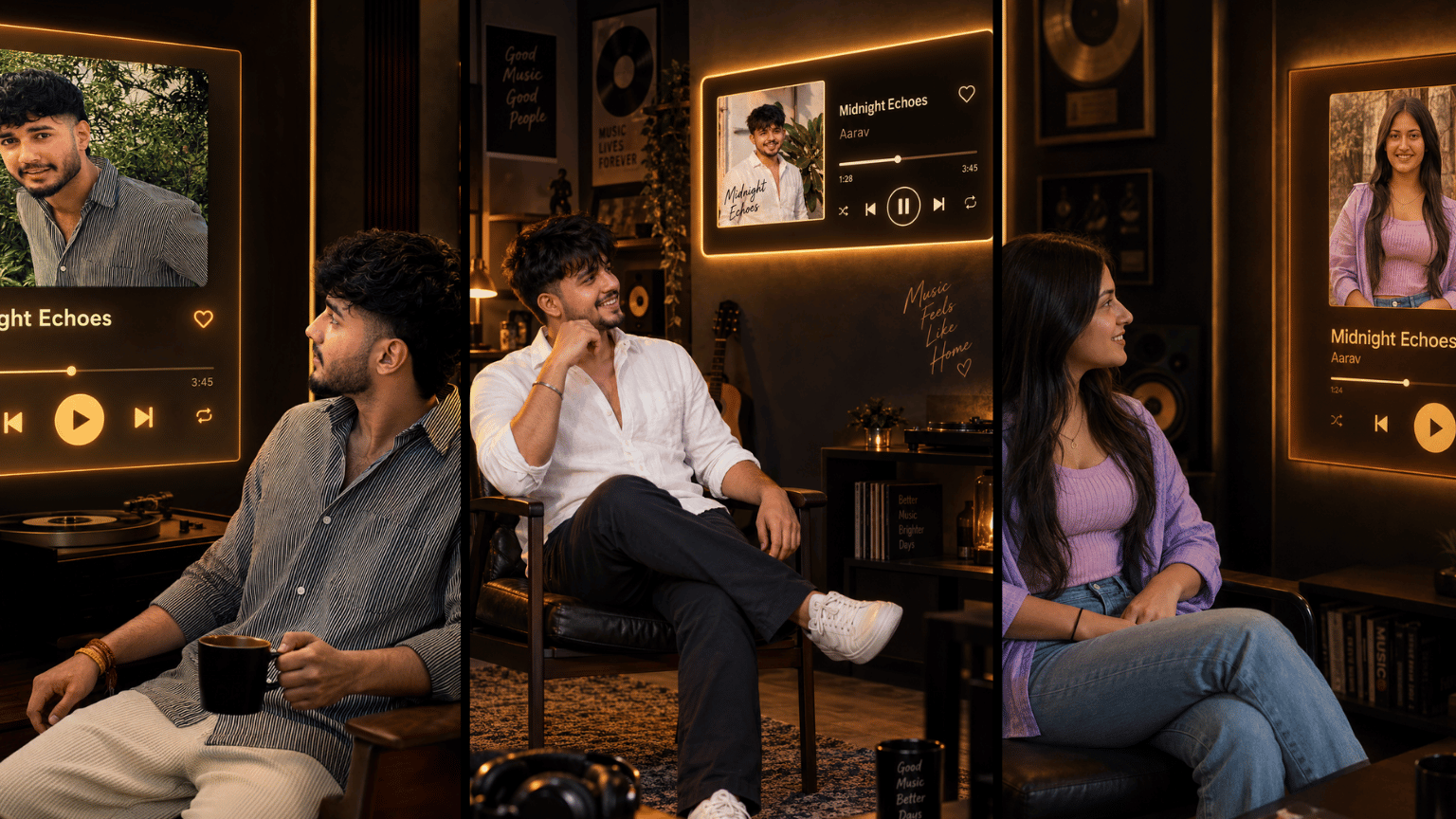 Music Room Photo Prompt for Album Scenes