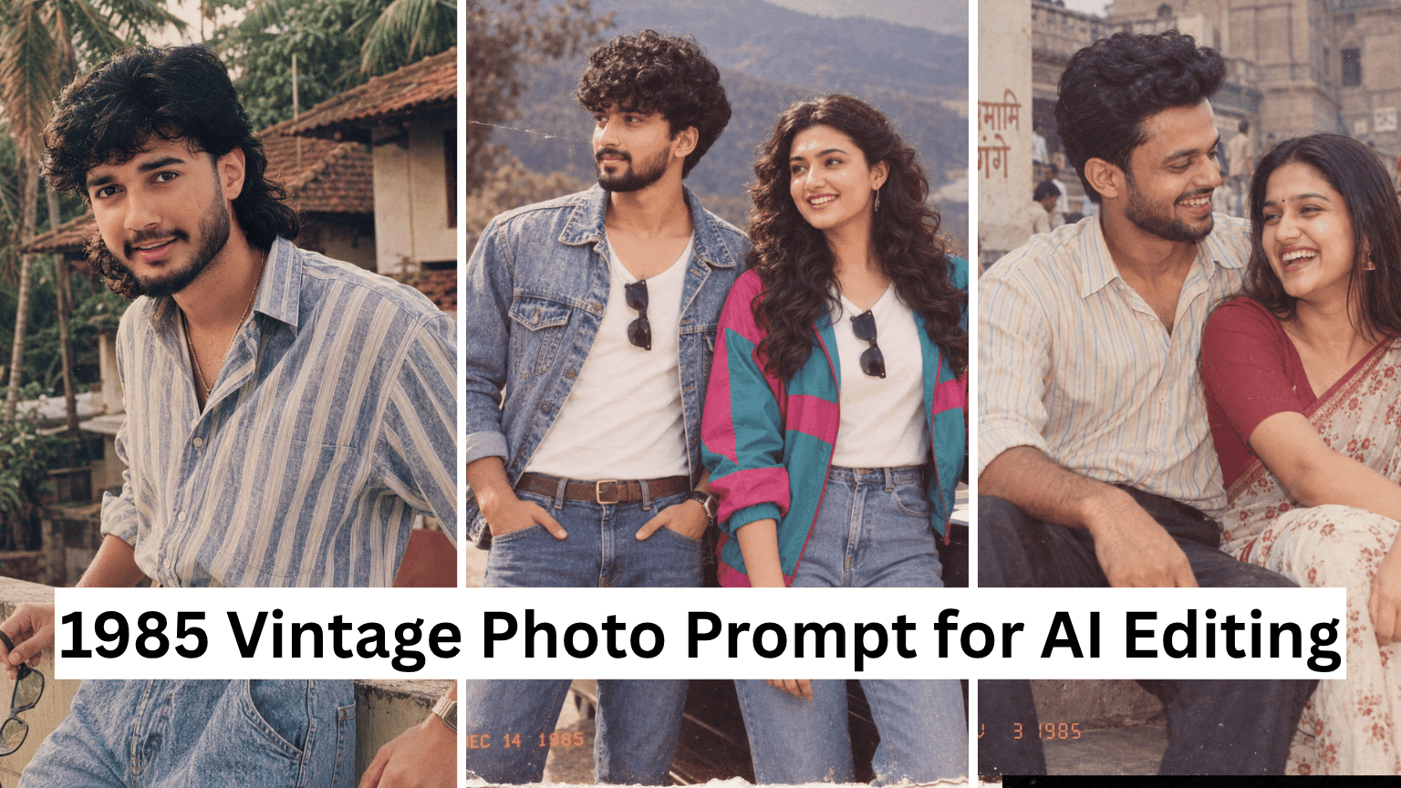 1985 Vintage Photo Prompt for AI Editing